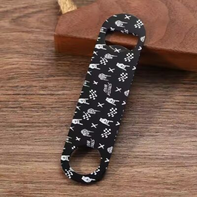 Custom Logo Sublimation Stainless Steel Bottle Opener for Promotional Use