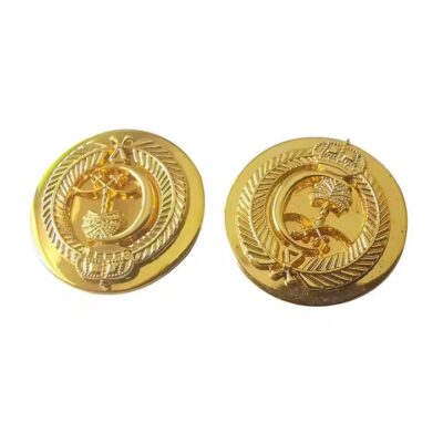 Premium custom soft enamel metal badge with logo design