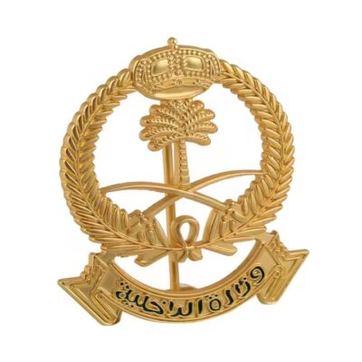 Premium custom soft enamel metal badge with logo design