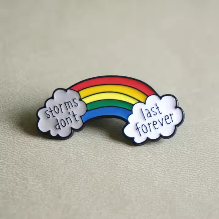 Wholesale cartoon collar metal pin with enamel finish