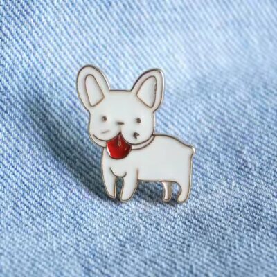 Wholesale cartoon collar metal pin with enamel finish