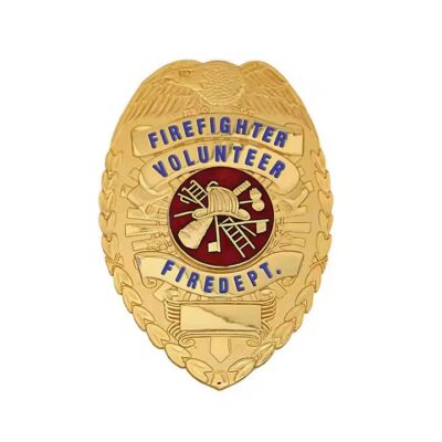 Custom metal badge for uniforms – logo pin for clothing, workwear, and identity