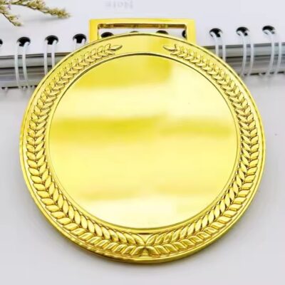 Blank Antique Gold and Silver Medal for Custom Engraving