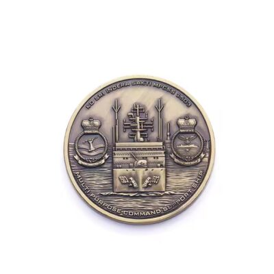 Rare custom antique metal commemorative coin for collectors