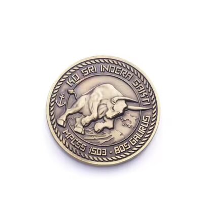 Rare custom antique metal commemorative coin for collectors