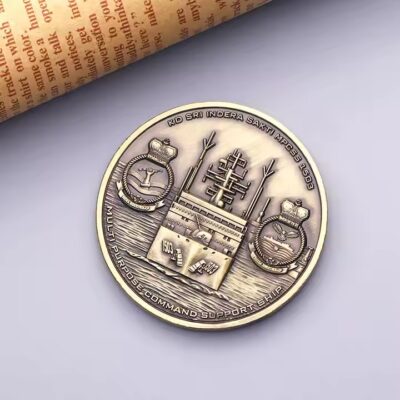 Rare custom antique metal commemorative coin for collectors
