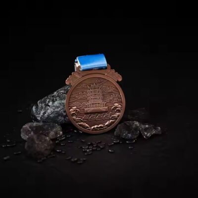 Blank Customizable Sports Medal for Engraving or Logo Printing