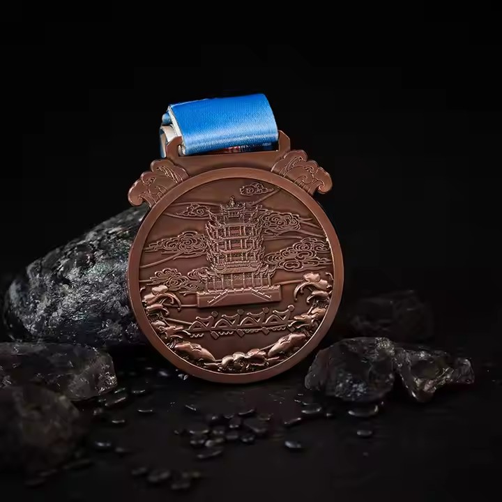 Blank Customizable Sports Medal for Engraving or Logo Printing