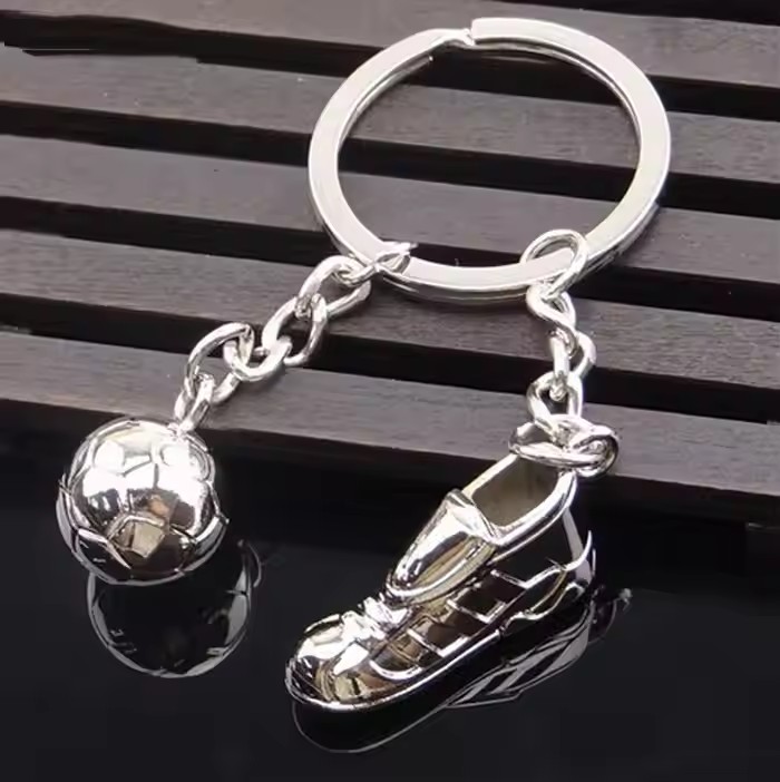Custom Metal Football Sports Keychain Gift