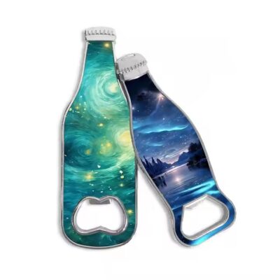 Custom travel souvenir metal refrigerator magnets with colorful designs
