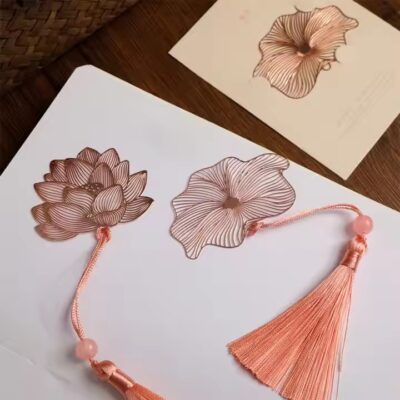 Luxury elegant metal bookmark with exquisite design and premium finish